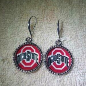 Ohio State Buckeyes NCAA Fashion Dangle Earrings NEW